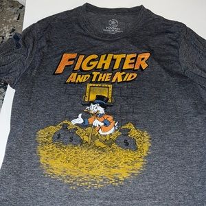XL Fighter and the Kid Scrooge McDuck tshirt. Preowned. Like new. Never worn